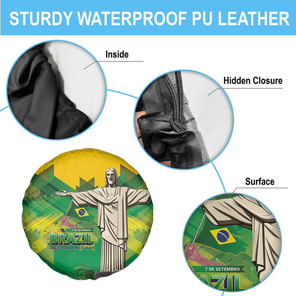 Brazil Christ The Redeemer Spare Tire Cover Sete de Setembro