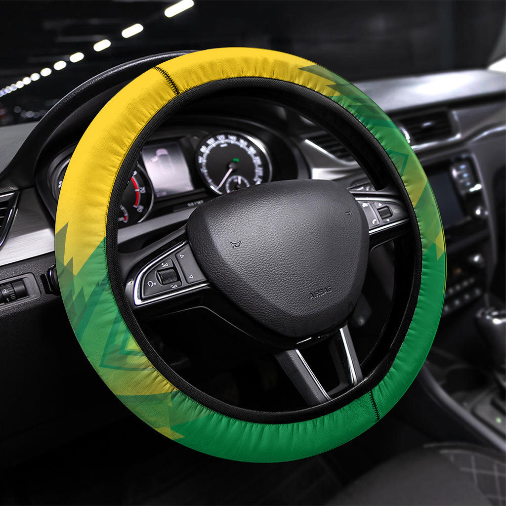 Brazil Christ The Redeemer Steering Wheel Cover Sete de Setembro