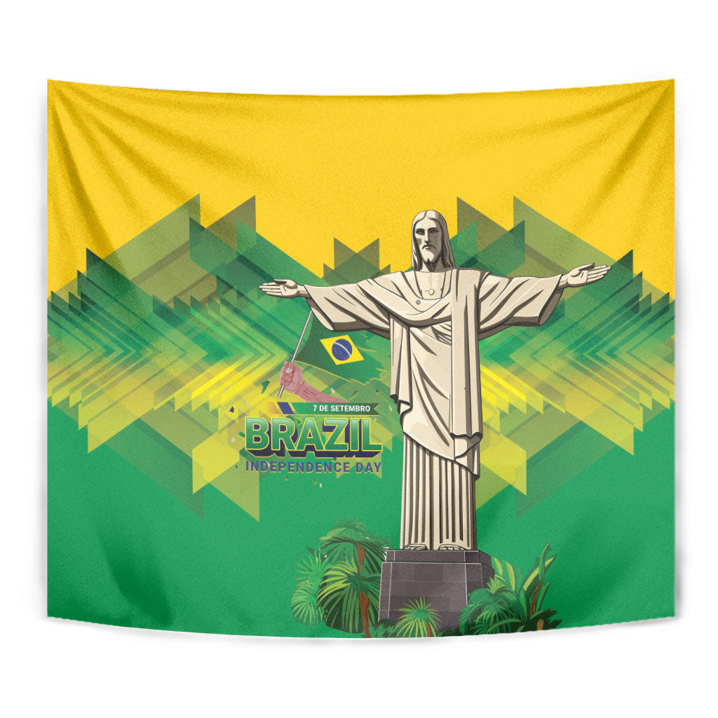 Brazil Christ The Redeemer Tapestry Sete de Setembro