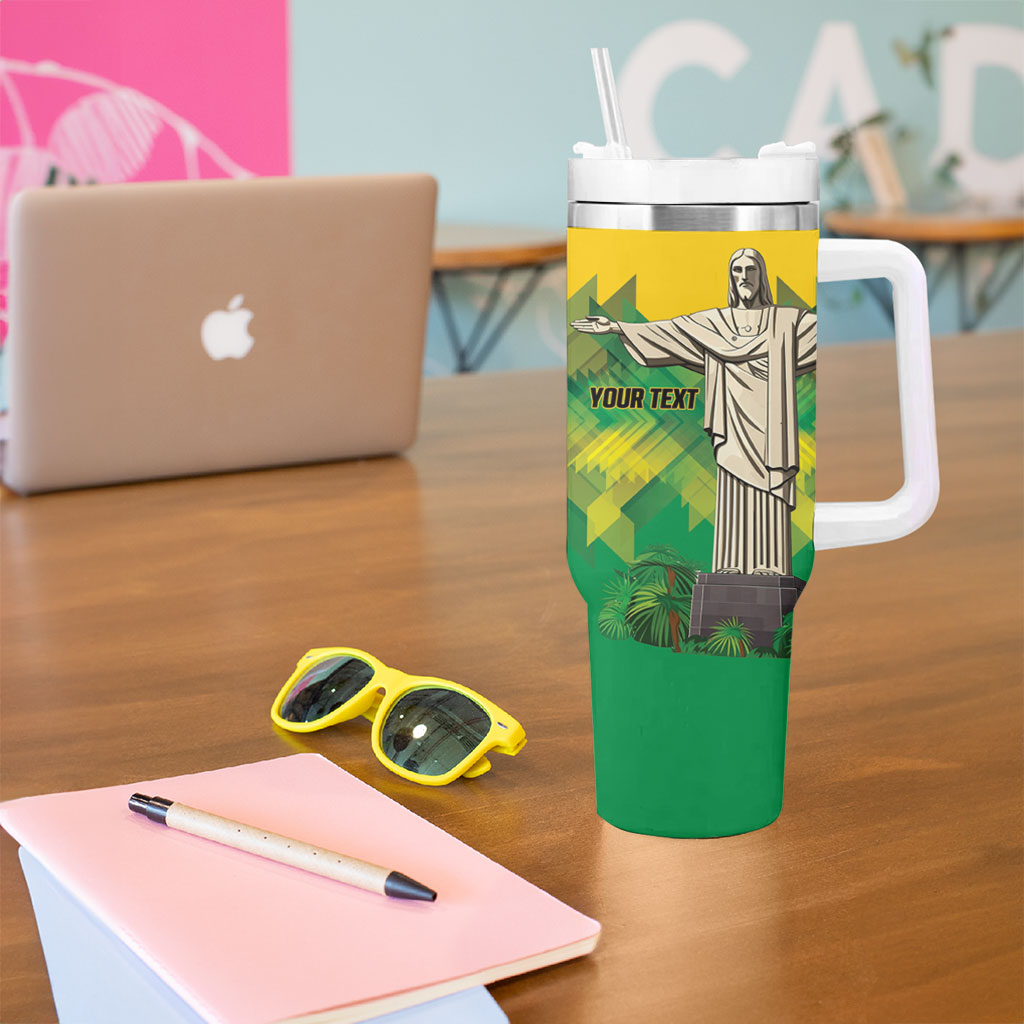 Personalized Brazil Christ The Redeemer Tumbler With Handle Sete de Setembro