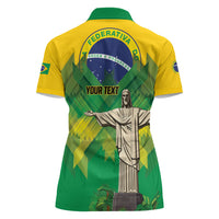 Personalized Brazil Christ The Redeemer Women Polo Shirt Sete de Setembro