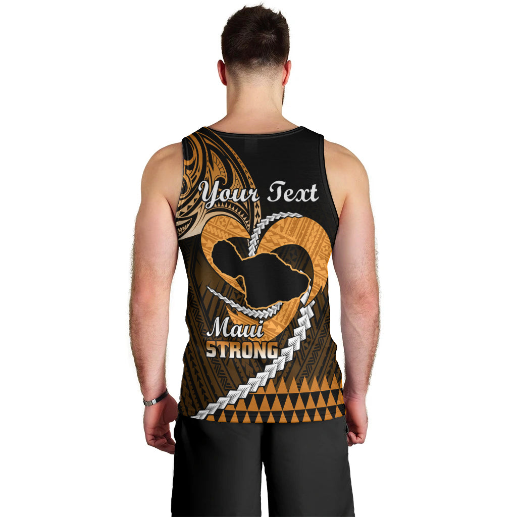 personalised-hawaii-men-tank-top-maui-be-strong-kakau-gold-version