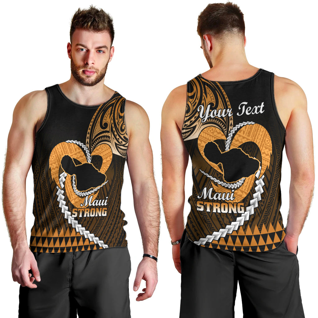 personalised-hawaii-men-tank-top-maui-be-strong-kakau-gold-version