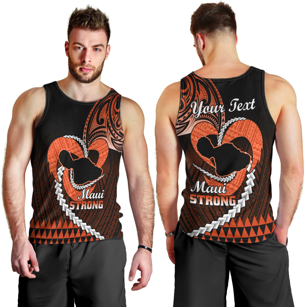 personalised-hawaii-men-tank-top-maui-be-strong-kakau-orange-version