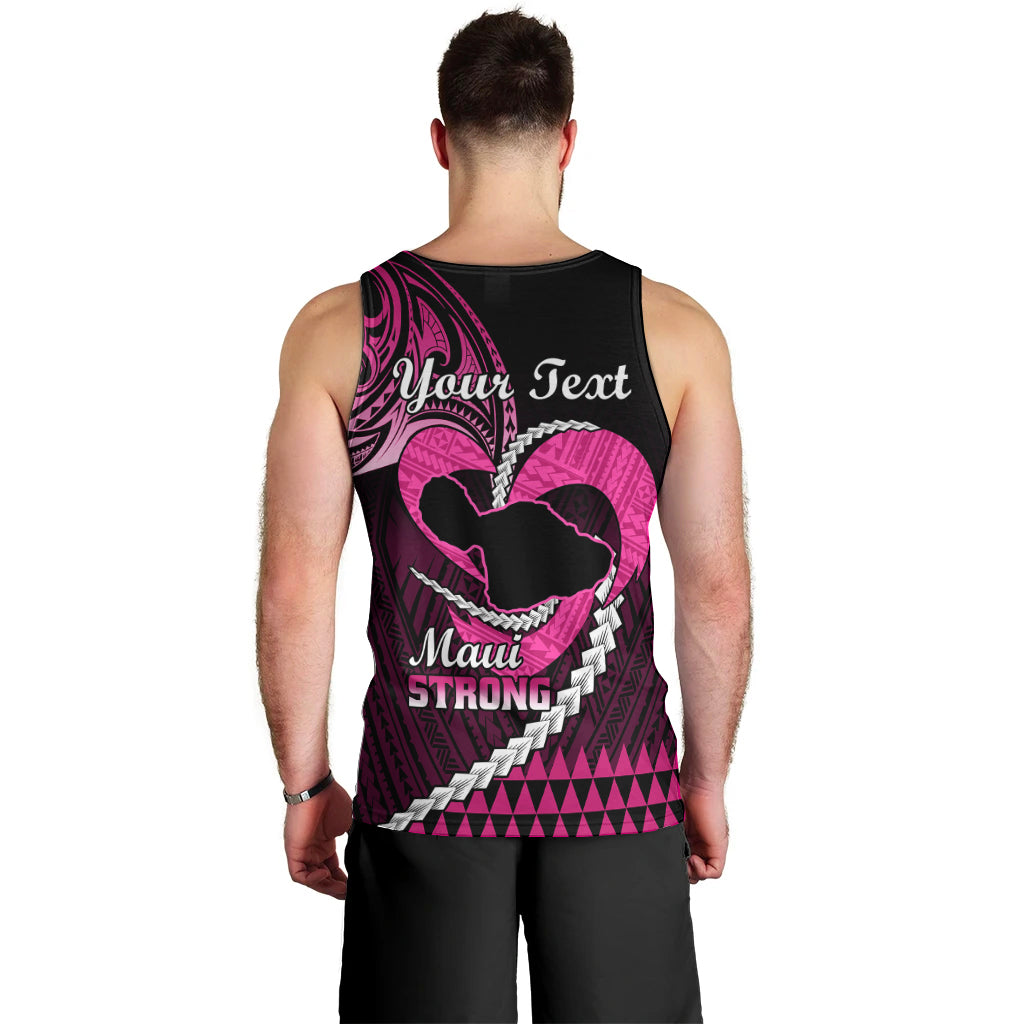 personalised-hawaii-men-tank-top-maui-be-strong-kakau-pink-version