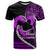 Personalised Hawaii T Shirt Maui Be Strong Kakau Purple Version - Wonder Print Shop