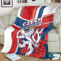 Czech Republic Blanket Czechia Lion Rosa Pattern
