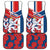 Czech Republic Car Mats Czechia Lion Rosa Pattern - Wonder Print Shop