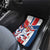Czech Republic Car Mats Czechia Lion Rosa Pattern - Wonder Print Shop