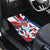 Czech Republic Car Mats Czechia Lion Rosa Pattern - Wonder Print Shop