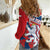 Personalised Czech Republic Women Casual Shirt Czechia Lion Rosa Pattern - Wonder Print Shop