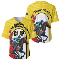 Personalised Melbourne Horse Racing Baseball Jersey The Race That Stops The Nation - Wonder Print Shop