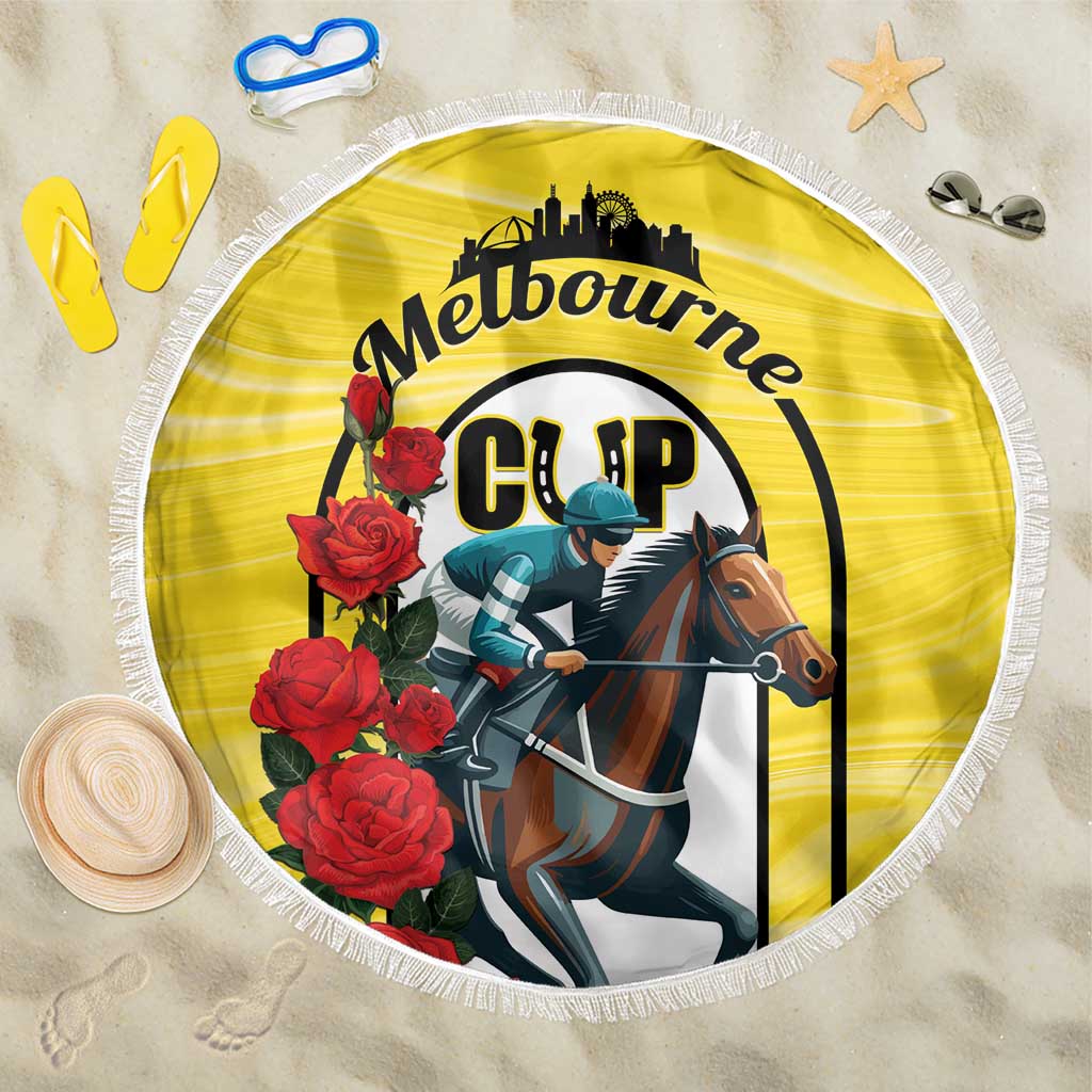 Melbourne Horse Racing Beach Blanket The Race That Stops The Nation - Wonder Print Shop