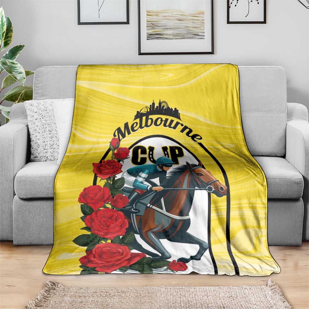Melbourne Horse Racing Blanket The Race That Stops The Nation