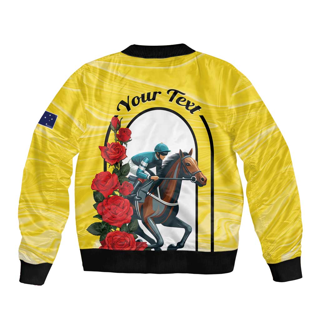 Personalised Melbourne Horse Racing Bomber Jacket The Race That Stops The Nation - Wonder Print Shop