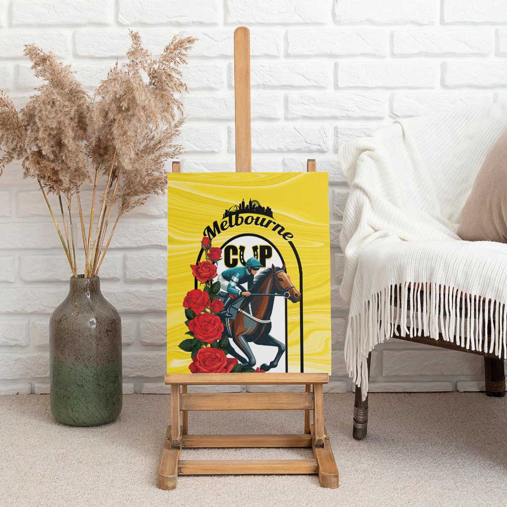 Melbourne Horse Racing Canvas Wall Art The Race That Stops The Nation - Wonder Print Shop