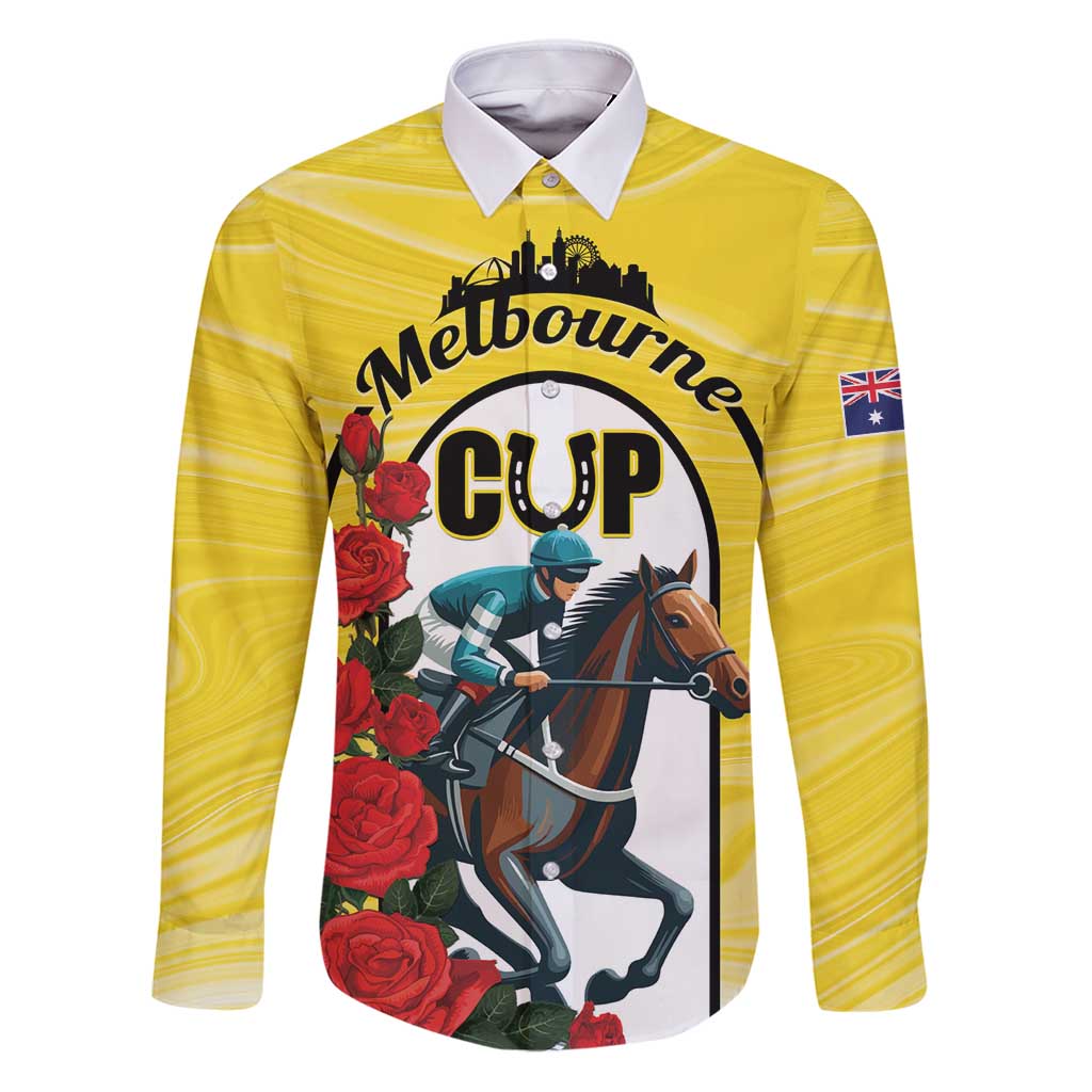 Personalised Melbourne Horse Racing Family Matching Puletasi and Hawaiian Shirt The Race That Stops The Nation - Wonder Print Shop