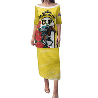 Personalised Melbourne Horse Racing Family Matching Puletasi and Hawaiian Shirt The Race That Stops The Nation - Wonder Print Shop