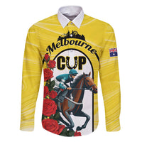 Personalised Melbourne Horse Racing Family Matching Short Sleeve Bodycon Dress and Hawaiian Shirt The Race That Stops The Nation - Wonder Print Shop