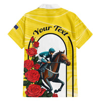 Personalised Melbourne Horse Racing Family Matching Tank Maxi Dress and Hawaiian Shirt The Race That Stops The Nation - Wonder Print Shop