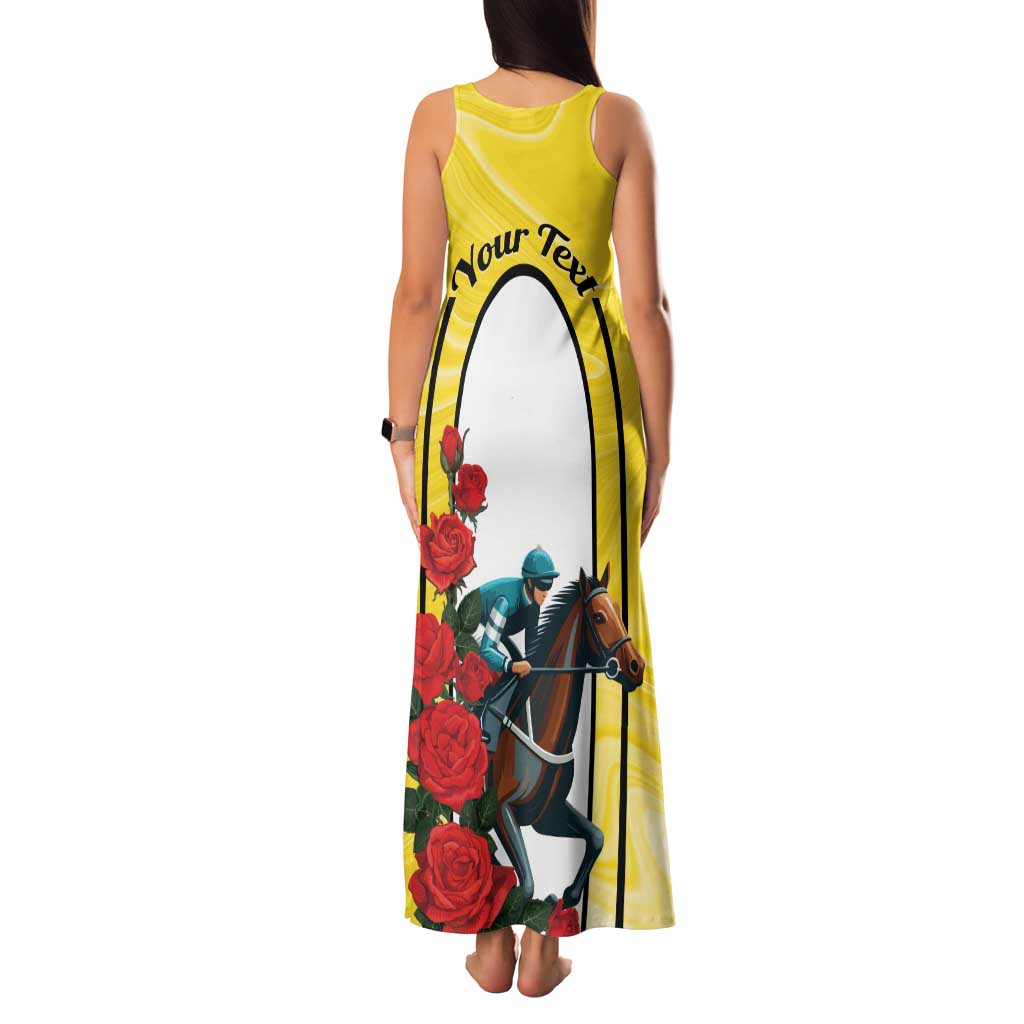 Personalised Melbourne Horse Racing Family Matching Tank Maxi Dress and Hawaiian Shirt The Race That Stops The Nation - Wonder Print Shop