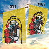 Melbourne Horse Racing Garden Flag The Race That Stops The Nation - Wonder Print Shop