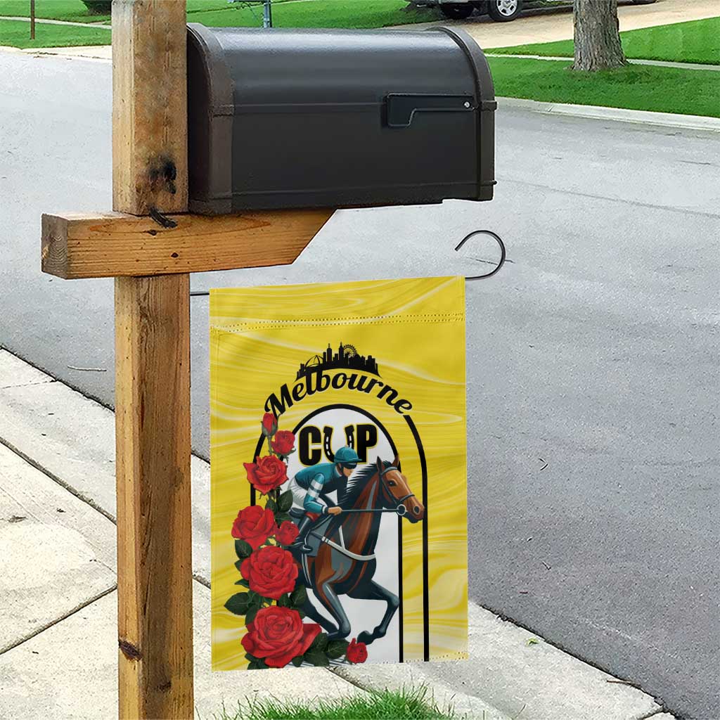Melbourne Horse Racing Garden Flag The Race That Stops The Nation - Wonder Print Shop