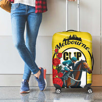 Melbourne Horse Racing Luggage Cover The Race That Stops The Nation - Wonder Print Shop