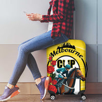 Melbourne Horse Racing Luggage Cover The Race That Stops The Nation - Wonder Print Shop