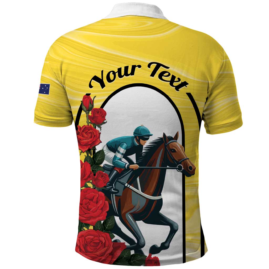 Personalised Melbourne Horse Racing Polo Shirt The Race That Stops The Nation - Wonder Print Shop