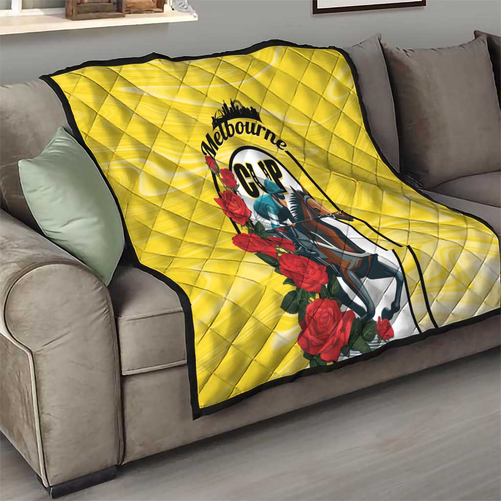 Melbourne Horse Racing Quilt The Race That Stops The Nation - Wonder Print Shop