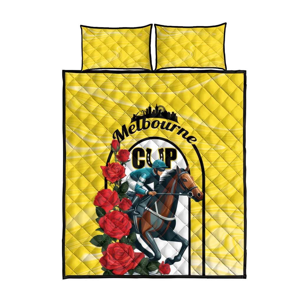 Melbourne Horse Racing Quilt Bed Set The Race That Stops The Nation - Wonder Print Shop