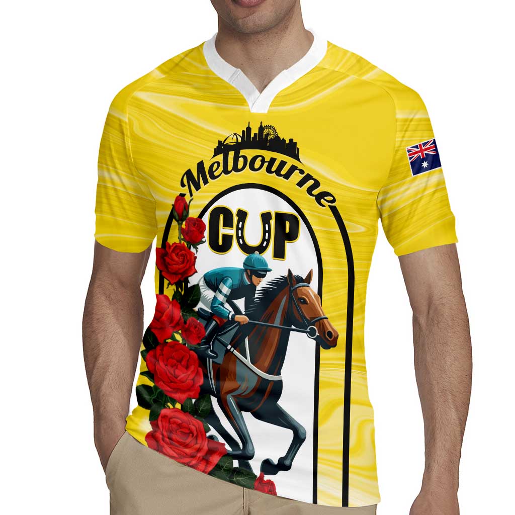 Personalised Melbourne Horse Racing Rugby Jersey The Race That Stops The Nation - Wonder Print Shop