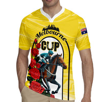 Personalised Melbourne Horse Racing Rugby Jersey The Race That Stops The Nation - Wonder Print Shop