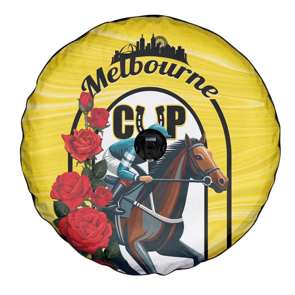 Melbourne Horse Racing Spare Tire Cover The Race That Stops The Nation - Wonder Print Shop
