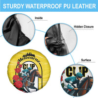 Melbourne Horse Racing Spare Tire Cover The Race That Stops The Nation - Wonder Print Shop