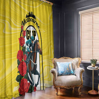 Melbourne Horse Racing Window Curtain The Race That Stops The Nation - Wonder Print Shop