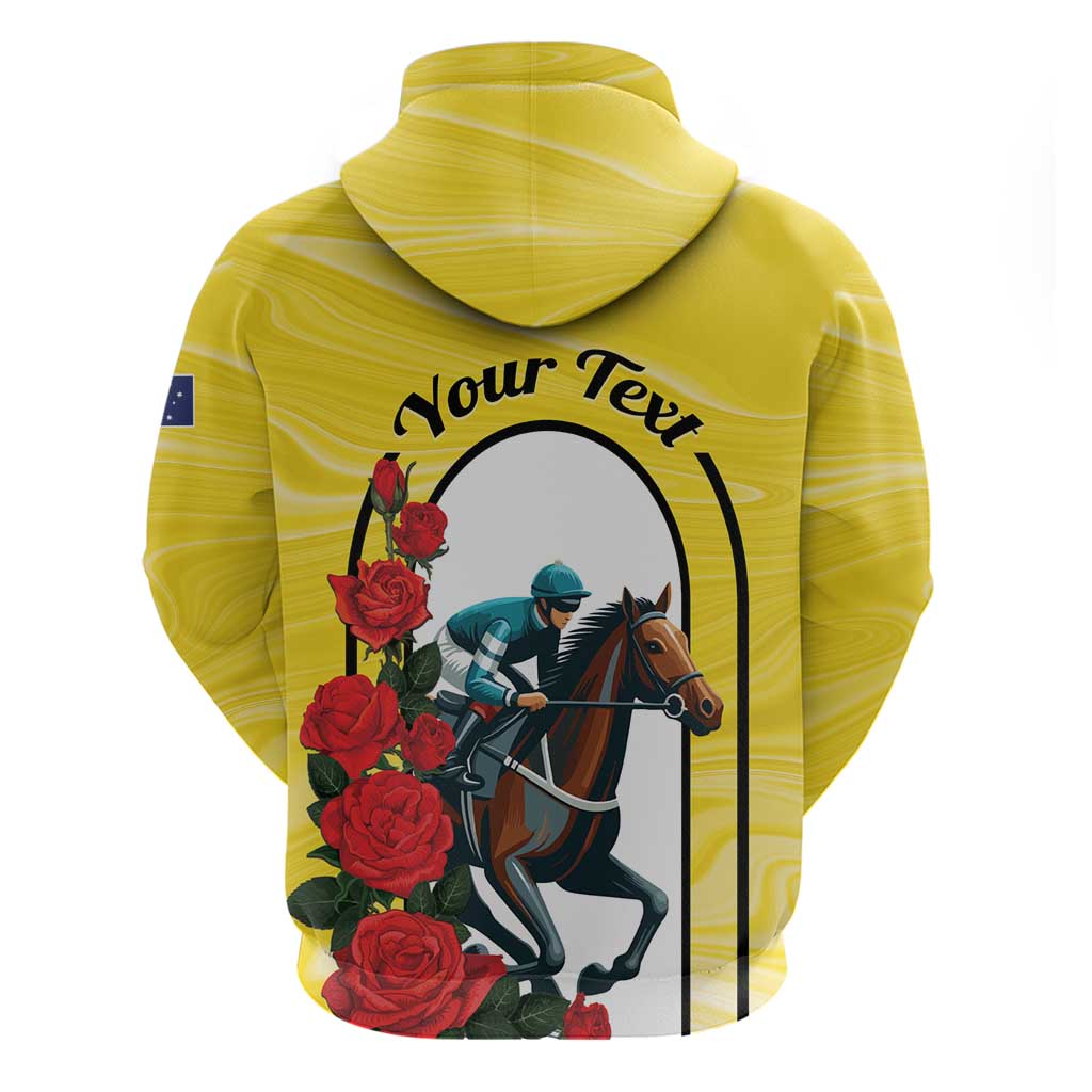Personalised Melbourne Horse Racing Zip Hoodie The Race That Stops The Nation - Wonder Print Shop