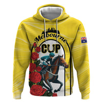 Personalised Melbourne Horse Racing Zip Hoodie The Race That Stops The Nation - Wonder Print Shop