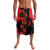 Personalised Albania Eagle Lavalava Red Poppy Flowers - Wonder Print Shop