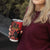 Personalised Albania Eagle Tumbler Cup Red Poppy Flowers - Wonder Print Shop