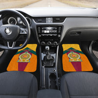 Sri Lanka Independence Day Car Mats Golden Lion Sinha Flag Style - Wonder Print Shop