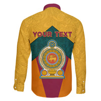 Sri Lanka Independence Day Family Matching Puletasi and Hawaiian Shirt Golden Lion Sinha Flag Style - Wonder Print Shop