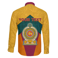 Sri Lanka Independence Day Family Matching Short Sleeve Bodycon Dress and Hawaiian Shirt Golden Lion Sinha Flag Style - Wonder Print Shop