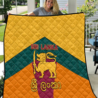 Sri Lanka Independence Day Quilt Golden Lion Sinha Flag Style - Wonder Print Shop