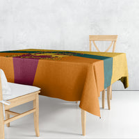 Sri Lanka Independence Day Tablecloth Golden Lion Sinha Flag Style - Wonder Print Shop