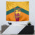 Sri Lanka Independence Day Tapestry Golden Lion Sinha Flag Style - Wonder Print Shop