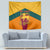 Sri Lanka Independence Day Tapestry Golden Lion Sinha Flag Style - Wonder Print Shop