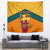 Sri Lanka Independence Day Tapestry Golden Lion Sinha Flag Style - Wonder Print Shop