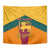 Sri Lanka Independence Day Tapestry Golden Lion Sinha Flag Style - Wonder Print Shop